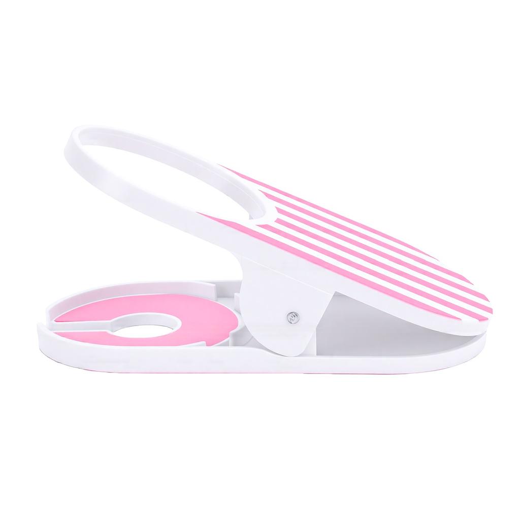 Clip On Cup Holder Universal Fit Strong Grip Non Slip Silicone Pad Desk Drink Holder Clip Pink