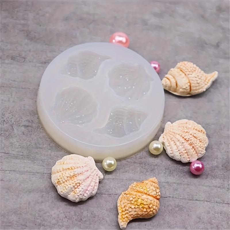 Intricate Seashell & Conch Shape Silicone Mold - Perfect for DIY Crafts, Resin & with Detailed Leaf Patterns and Textured Surfaces
