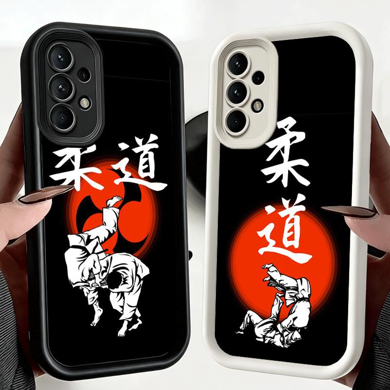 Phone Case for Samsung Galaxy A17 A16 A15 A14 A13 Judo Jiu Jitsu BJJ Brazilian A56 A36 A26 A55 A35 A25 A54 A34 A24 A53 A33 A23 A