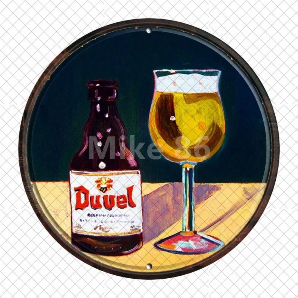Segno in Latta Metallico Birra Decorazione Murale 20x30cm