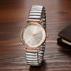Women's Watch Waterproof Fashionable Snake Clasp Stainless Steel Band Quartz Analog Display Free Size Fashion Accessory