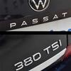 Bxfzp9 1Pcs ABS Car Logo Letter Sticker Rear Tail Door Trunk Sticker Rear Emblem Sticker FOR VW Passat 2016-2021 Accessories Styling