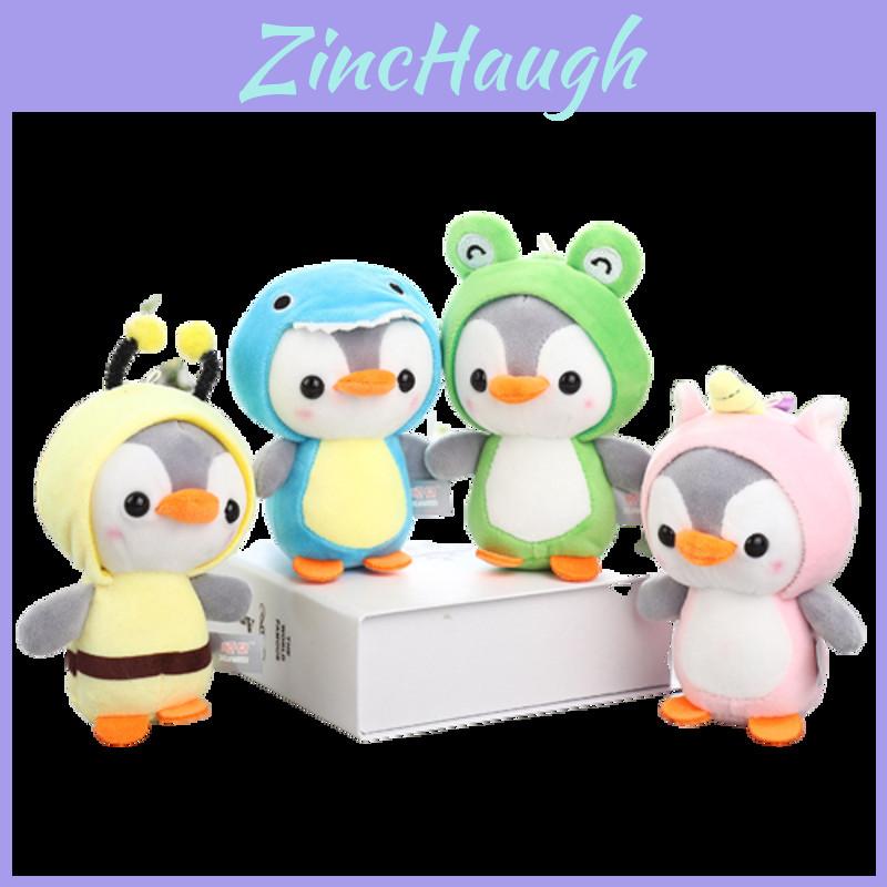 Penguin Plush Toy Keychain Pendant Keyring Stuffed Doll For Car Or Bag Decoration