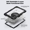For Samsung Galaxy Tab A11 Plus Tab A9 Plus - Heavy Duty Protective Cover with Screen Protector, Shoulder Strap & Pencil Holder