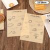 100Pcs 4 Sizes Cartoon Bread Bag Packaging Bags Sandwich Bag For Kids Self Adhesive For Packing Sandwich