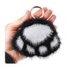 [Looking] Cat Keychain Paw Cat Trace Plush Toy Fluffy Women's Birthday Present Super Cute Car Bag Accessory Cat Keychain Paw Cat Trace Plush Toy