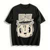 Funny Weird Hot Pot Print Short Sleeve Top Niche Trendy Casual Crewneck T-Shirt Pure Cotton T-shirt