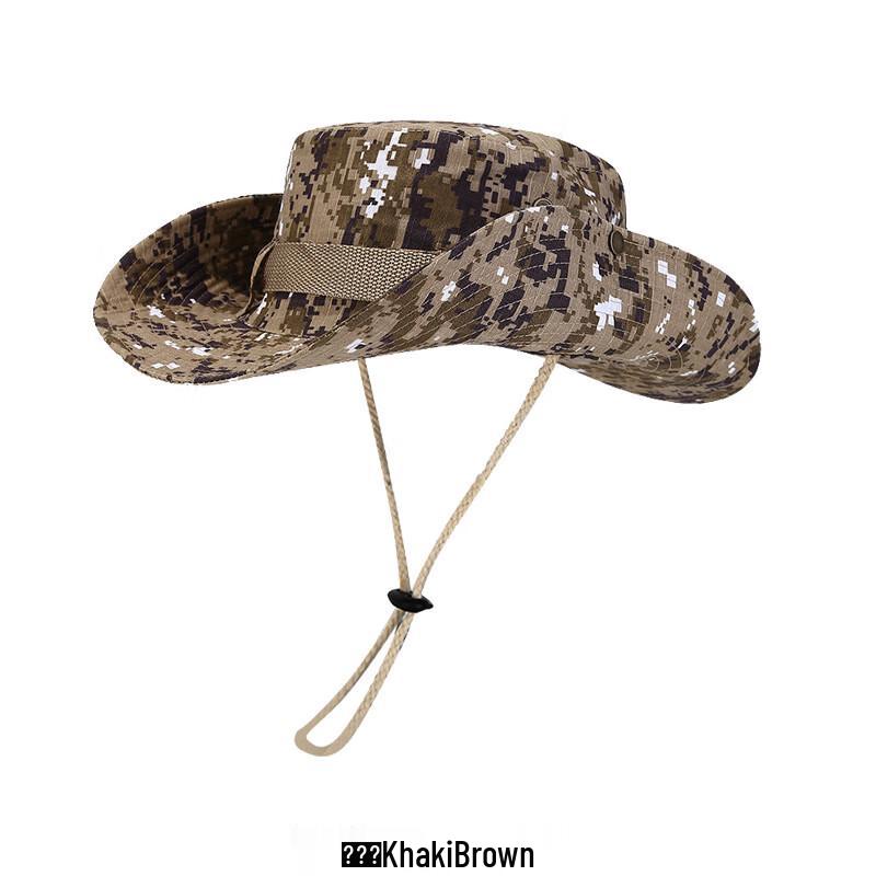 Fengqiying Outdoor Sun Protection Camouflage Bucket Hat