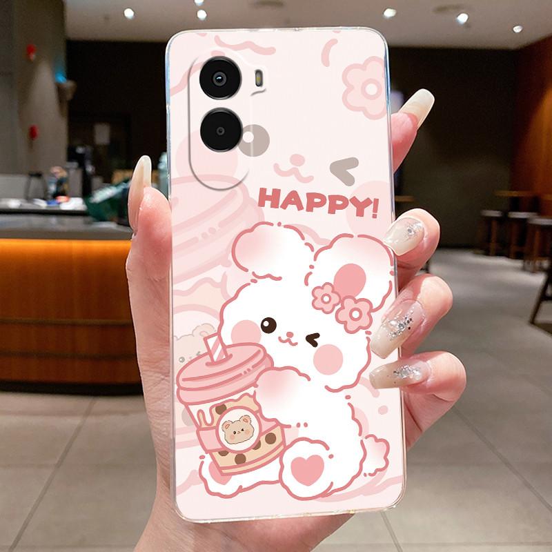 For Poco M7 4G Luxury Dragon Cute Cool Boy Girls Soft Silicone Phone Case Back Cover For Xiaomi Poco M7 4G Transparent TPU Shell