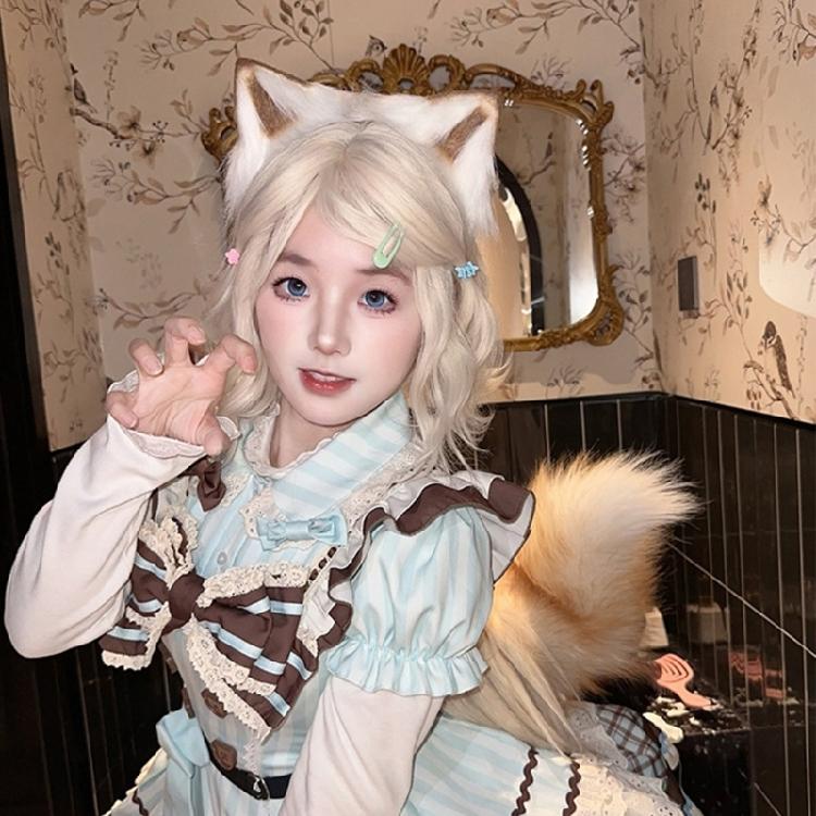 Coda Elettrica Mobile di Volpe, Coda Scodinzolante Controllata a Distanza Pelliccia Sintetica Coda di Lupo Volpe Gatto Costume Cosplay di Halloween Regalo