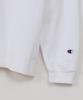 Champion T1011 Heavyweight Crew Neck Long Sleeve Dry Round Made in Size XL T-Shirt, Touch, Body, USA, C5-P401, Men's White,