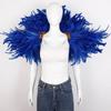 Carnival Costume Decorative Accessories Luxury Feather Shawl Party Cosplay Scarf Fashion Show Runway Performance Elegant Apparel
