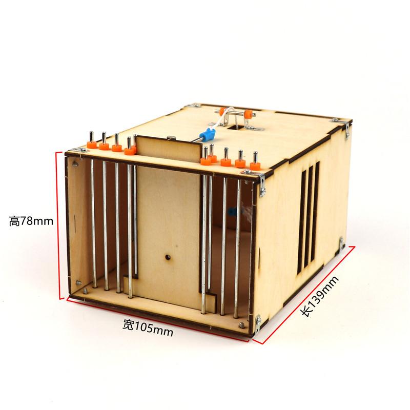 

Kids Science Toy Technology Physics 3D Puzzles STEM DIY Mouse Trap Model Kit Learning Educational Toys for Children Y5181YY-