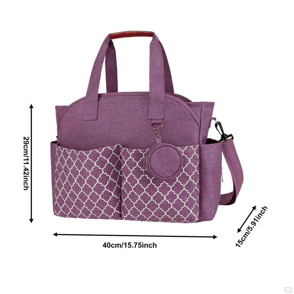 Wickeltasche für Mama, tragbar mit Schultergurt, Aufbewahrungsorganizer, Windel für Outdoor-Aktivitäten