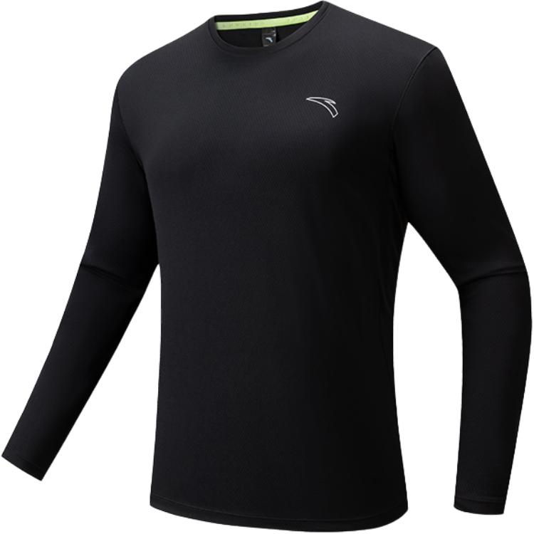 

Anta Plain Round Neck Sports Simple Long Sleeve T-Shirt Men Tops 952535406-2 M