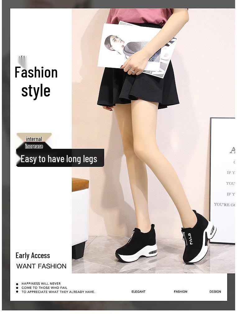 Dámské stylové platformové tenisky - Pohodlné boty se silnou podrážkou a vzduchovým polštářem