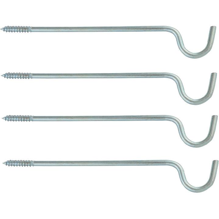 4PCS 3-1/2 Inch Curtain Single Rod Support Bracket, Curtain Rod Holder