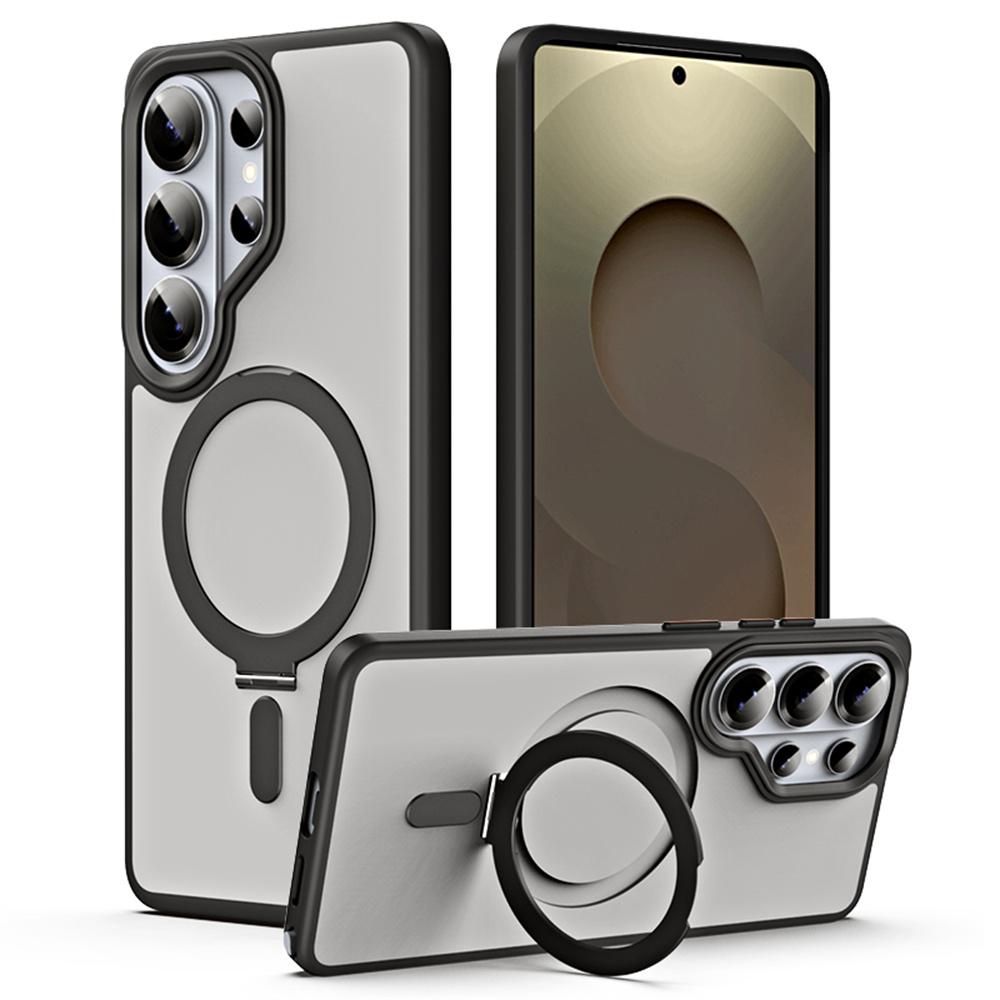 For Samsung Galaxy S26 Ultra Case TPU + Acrylic Hidden Magnetic Kickstand Phone Cover