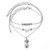 Retro Thick Chain Bracelet Set - Retro Bracelets - Women's Hand Chain Set