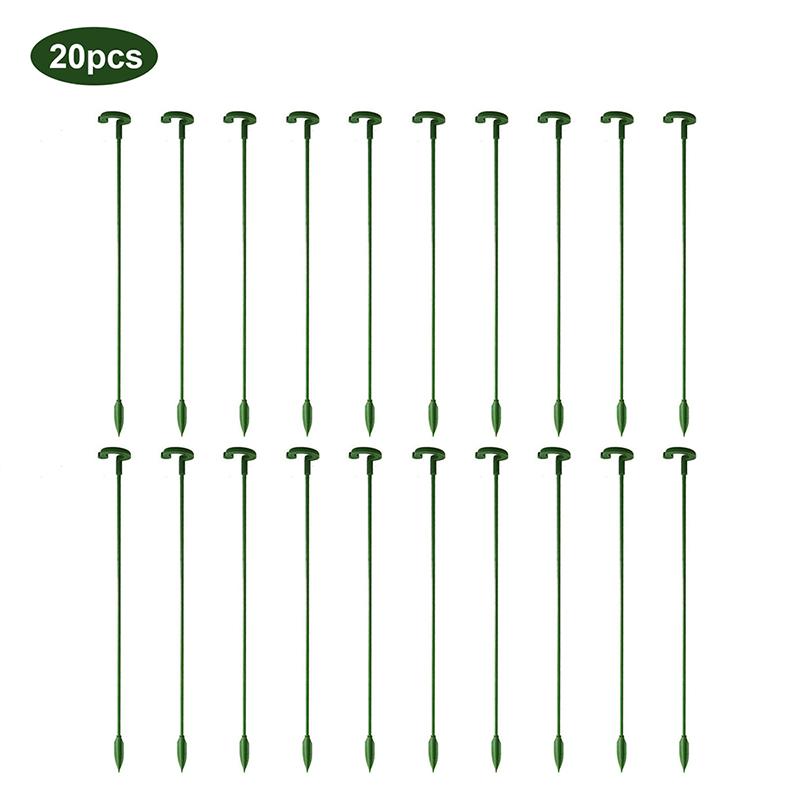 

10/20/30 шт. опора для растений, суккуленты, подставка для цветов из стекловолокна, подставка для растений в горшках, бабочки, орхидея, садовый кол с одним стеблем 37cm-20pcs
