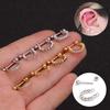 Fashion Bone Women U Type Zircon Lady Dangle Earring Stud Earrings Jewelry Drop Earrings