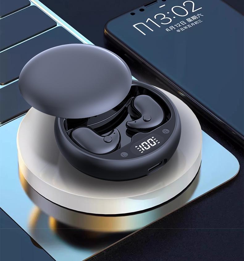 Unisex True Wireless Bone Conduction Headphones: Long-Wearing, Breathable, Painless Fit with Extended Battery Life