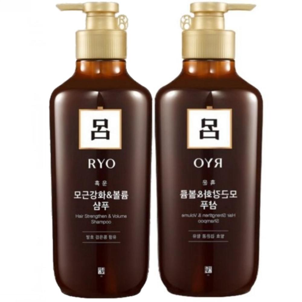 RYO Black Cloud Root Strengthening Volume Care Shampoo, 2 X 400ml