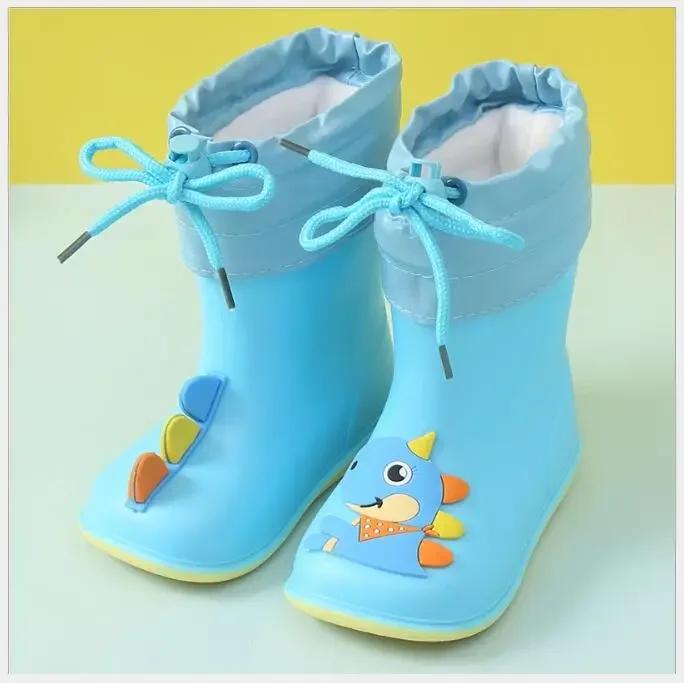 Nové dívčí holínky Klasické nepromokavé dětské boty Dětské holínky PVC Gumové boty Dětské Dětské Boty do vody Chlapecké holínky děti