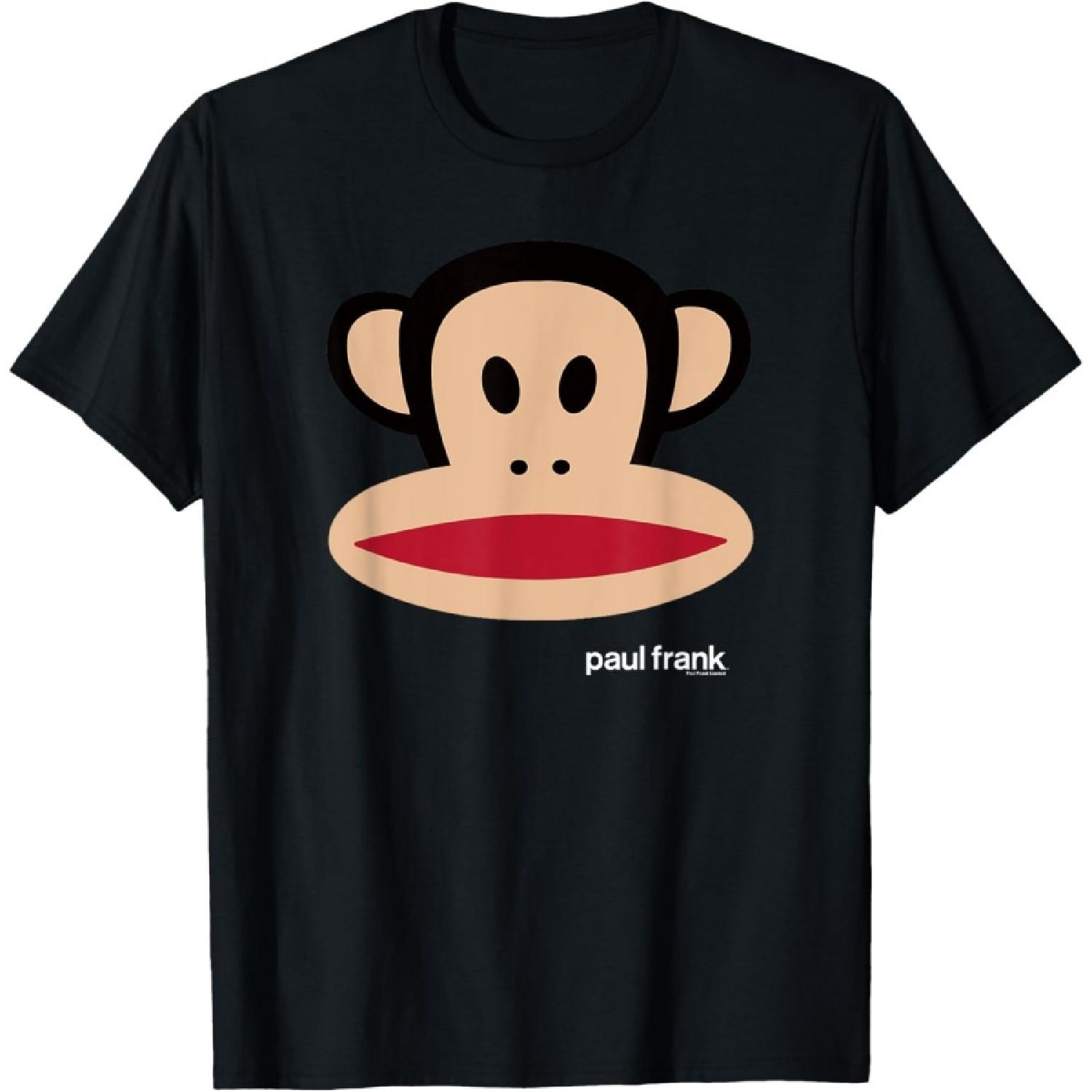 Футболка Paul Frank Julius с большим лицом S чёрный