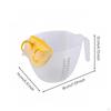 Graduated Mixing Bowl Builtin Strainer Pouring Measurement Lines Kitchenware