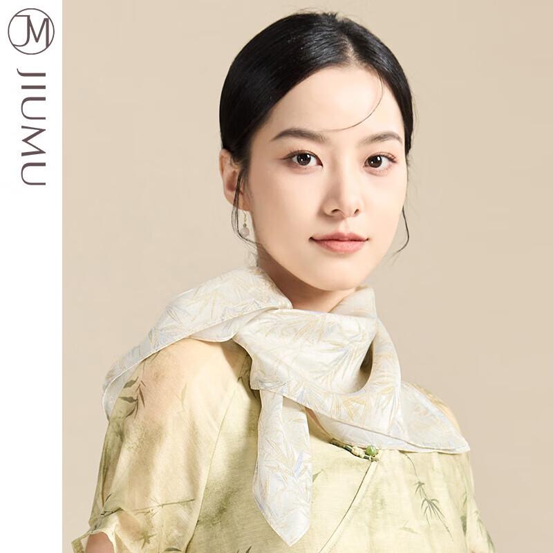 JIUMU Women's Mulberry Silk Scarf SJ006