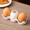 Mini Salt and Pepper Bottle Ceramic Seasoning Jar Creative Simulated Egg Spice Jar Set  Cooking