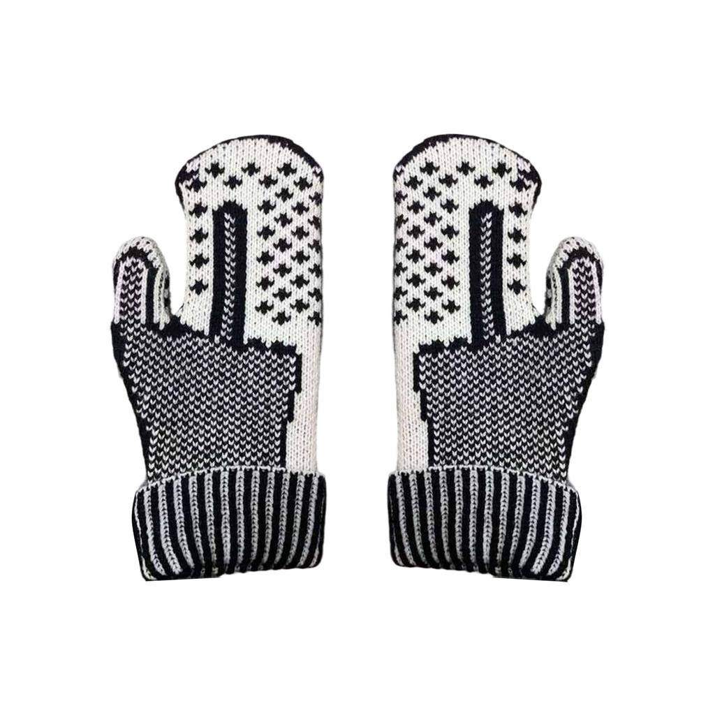 Comfortable Knitted Gloves, Hand-knitted, Warm Winter Gloves For Women.