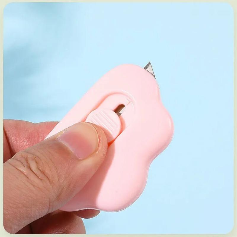 Mini Pocket Cloud Art Utility Knife Box Knife Paper Cutter Craft Wrapping Refillable Blade Stationery