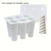1pc Spiral Ice Cream Mold 6-Hole Silicone DIY Ice Pop Mold Ice Tray For Ice Maker Summer Beach Vacation
