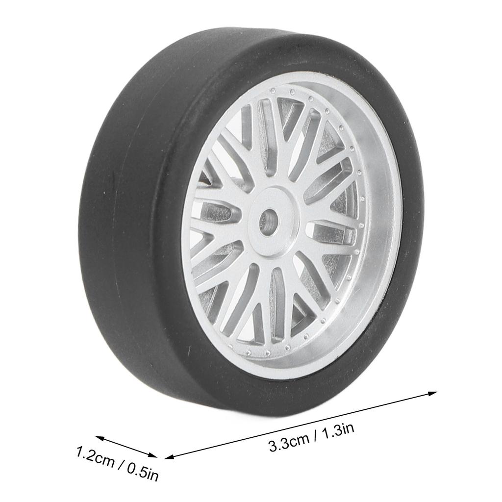 4PCS RC Drift Car Tires Rubber Drifting Wheel Tire Remote Control Model Car Tyre Replacement for AE86