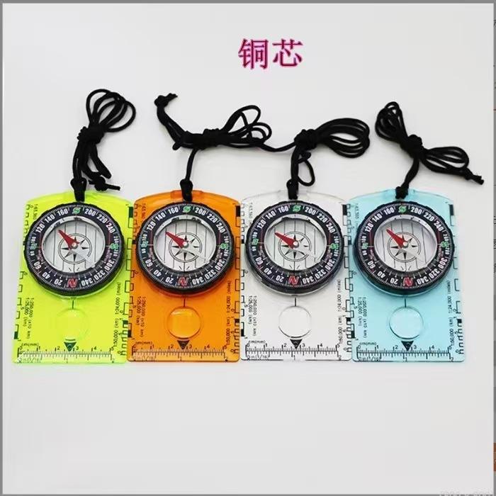 Camping map ruler outdoor compass scale compass surveying compass outdoor field
