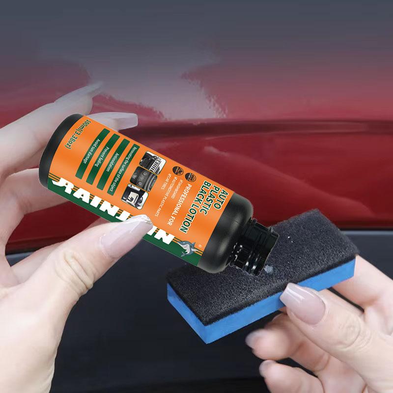 Car Plastic Cleaner Back To Black Gloss Restorer Auto Interior Renewal Wax Coating Agent Auto Polish And Repair Renovator