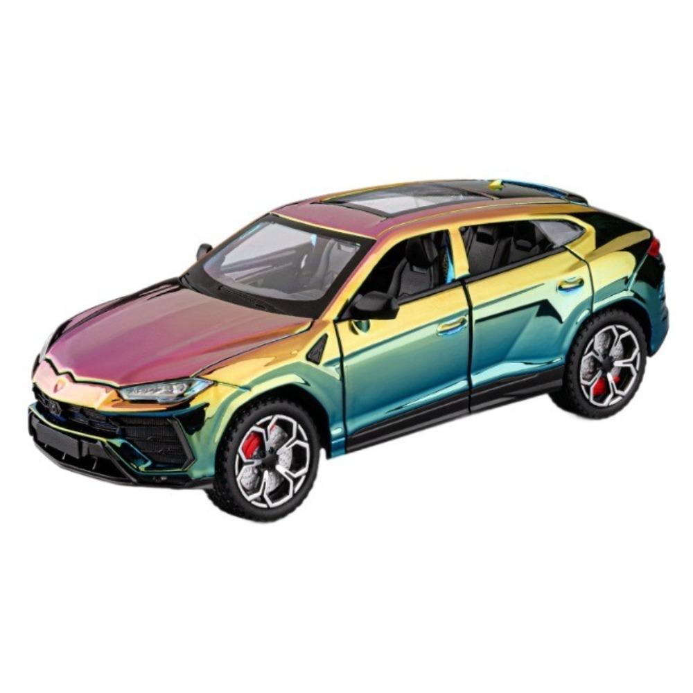 

1/24 Lamborghini URUS Bison SUV Модель Автомобіля зі Сплаву Іграшка Лиття під Тиском Металеве Лиття Звук і Світло Авто Іграшки для Дітей Транспортний Засіб фіолетовий