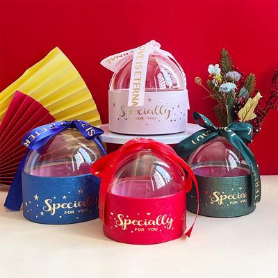 Translucent Gift Box for Holidays: Christmas, New Year, Weddings, Valentine's Day