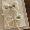 2PCS Hair Clip Artificial Pearls Flower Hairpin Side Bangs Clip Shopping Sidepin Side Pin Lady Hair Styling Tool
