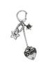 Nff Yearning Keyring-black Silver