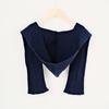 Women's Korean Knitted Hooded Shawl Vest - Casual Solid Color Layered Outerwear
