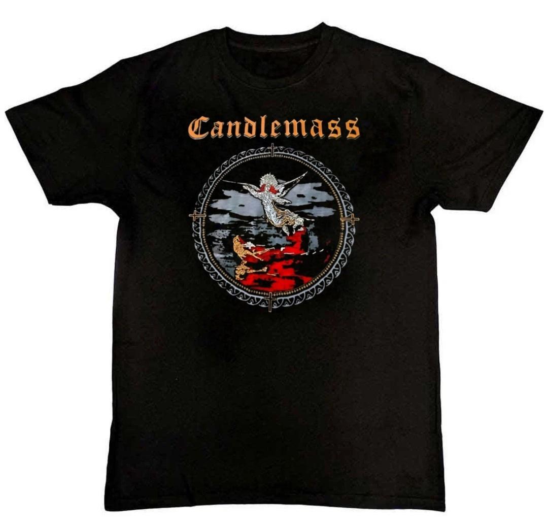Vintage Candlemass Graphic Print Mens T-Shirt S