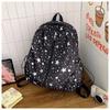 Schoolbag Backpack 1011 Summer Pure Sweet Wind Star Printed Backpack Fashion Korean Edition Large Capacity Campus Backpack