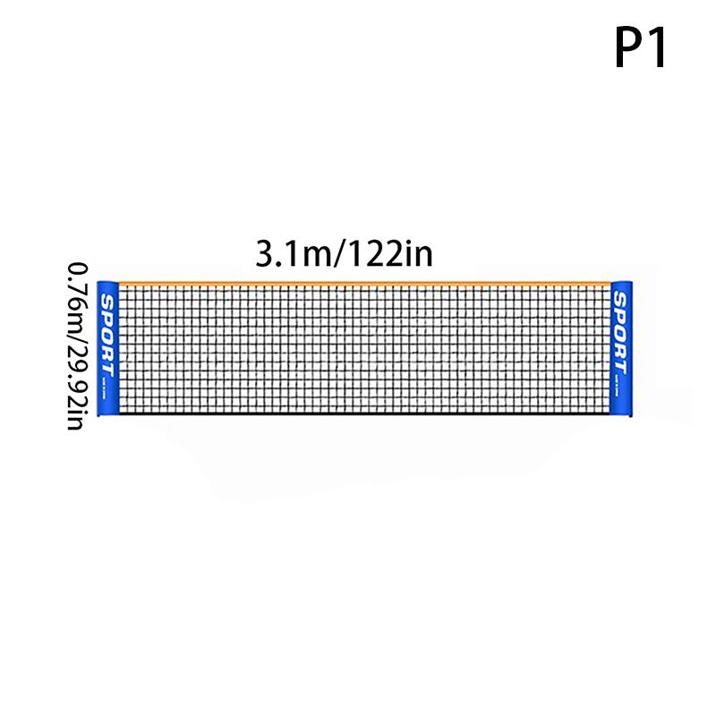 

3.1/4.1/5.1/6.1M Профессиональная Спортивная Тренировочная Стандартная Сетка для Бадминтона Волейбольная Сетка Легкая Установка Уличная Теннисная Сетка Сетка для Упражнений 3.1m