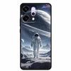 Funda de Dibujos Animados Para OPPO Reno 14 Pro Funda de Teléfono Suave de Silicona Para OPPO Reno14Pro Negra TPU Protectora Carcasa Trasera Mármol Para