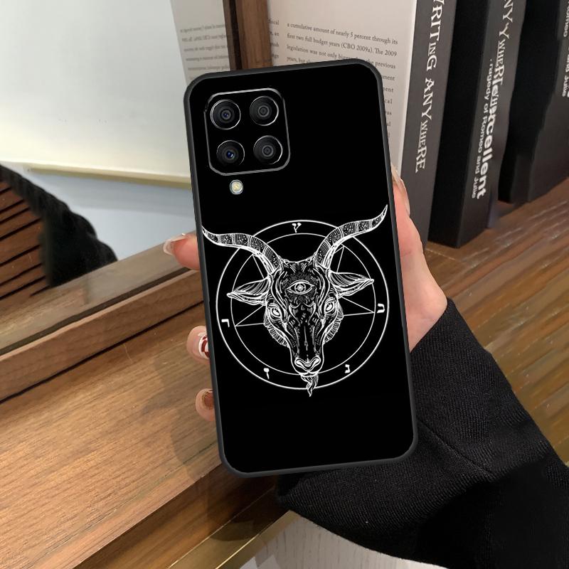 Witchcraft Occult Pentagram Case For Samsung Galaxy M56 M06 M16 M36 M52 M32 M12 M54 M34 M14 M35 M55 M15 M11 M31 M13 M53