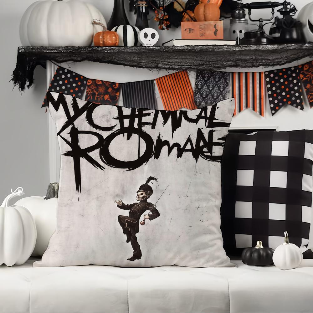 Band M-My C-Chemical R-Ro M-Mance Pillow Case Office Cushions Suitable For Sofa Car Bedroom Decorative Cushion Cover