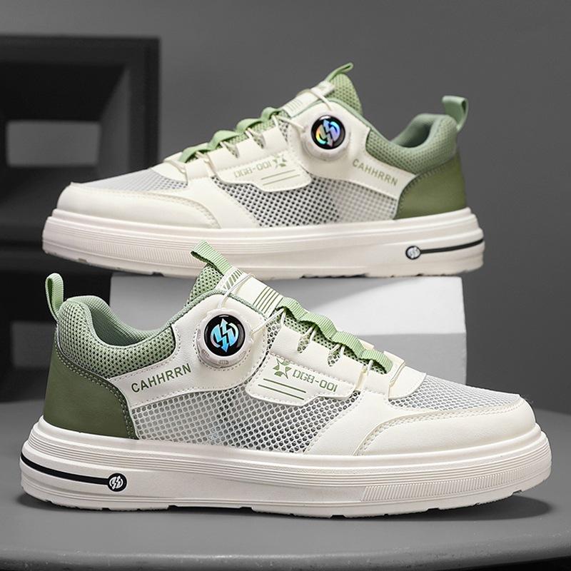 Mesh Men's Shoes Spring Summer 2025 New Board Shoes Student Casual Little White Shoes Men's Breathable Sports Trendy Shoes Men